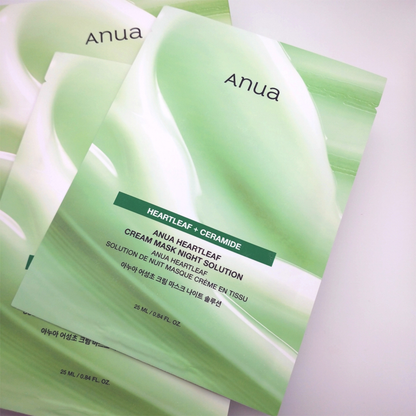 Anua Heartleaf Cream Mask Night Solution