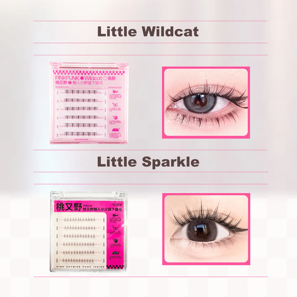 PinkPunk Arrebol Glue-Free Lower False Eyelashes