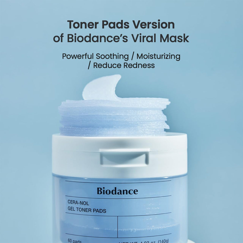 Biodance Hydro Cera-nol Gel Toner Pads 140g