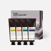 It includes four luxurious hand creams enriched with Nard extract, designed to nourish and hydrate dry hands. 