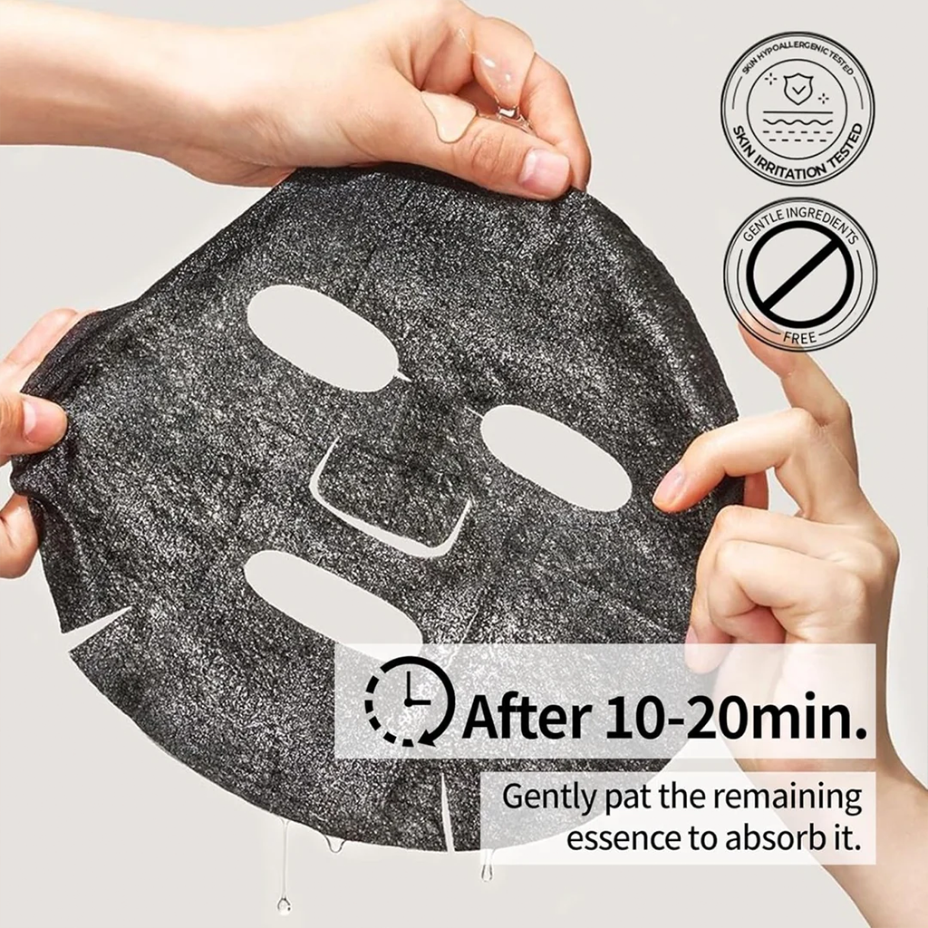 BRINGGREEN Bamboo Charcoal Fresh Mask 10pcs