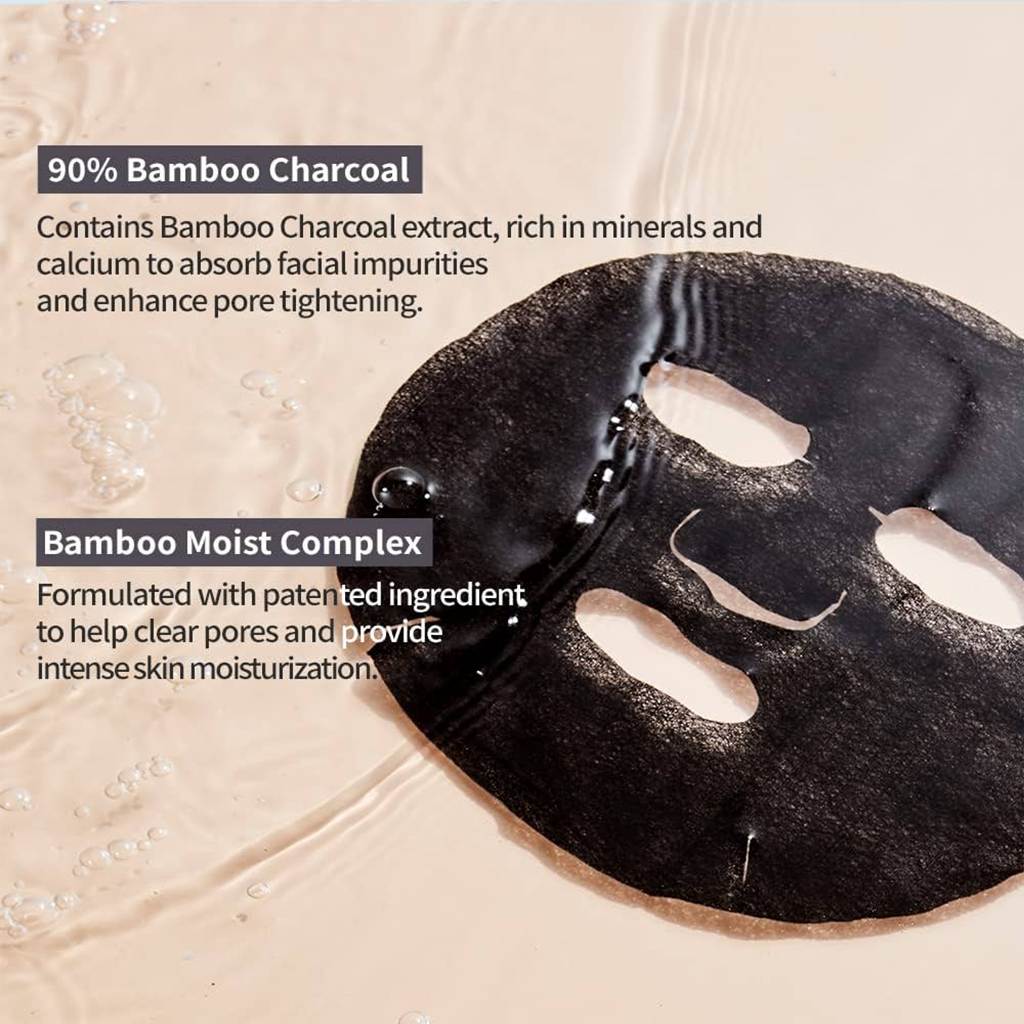 BRINGGREEN Bamboo Charcoal Fresh Mask 10pcs