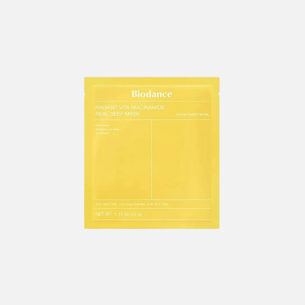 Biodance Radiant Vita Niacinamide Real Deep Mask 1pc