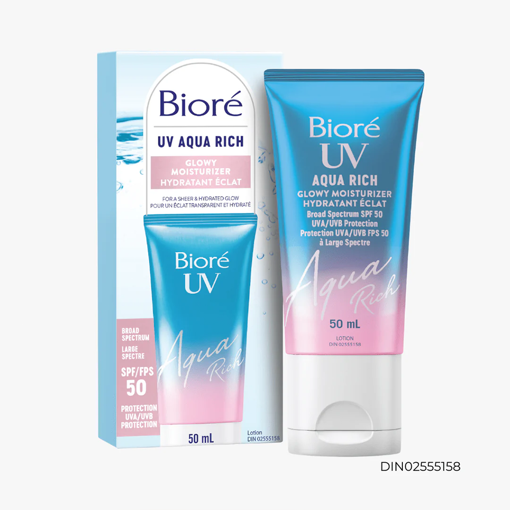 Biore UV Aqua Rich Glowy Moisturizer SPF 50 50ml