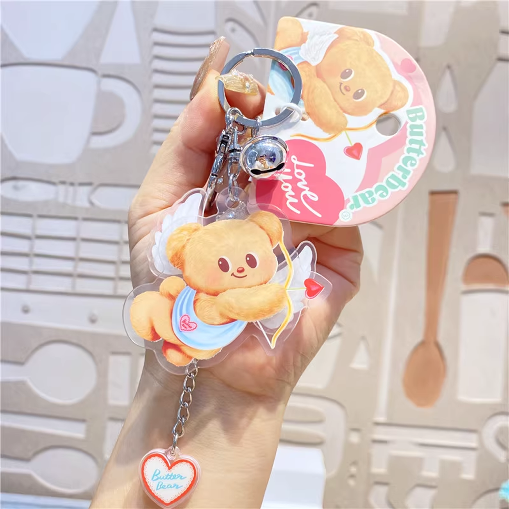 Butter Bear Series Bracelet Keychain Love Little Angel