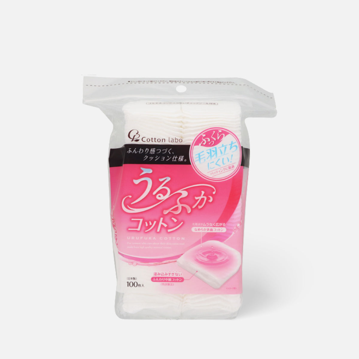 Cotton Labo-Urufuka Cotton-100 片卫生巾