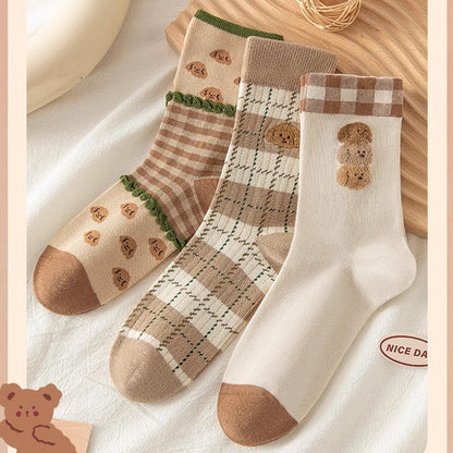 Caramella Mid-Calf Socks khaki