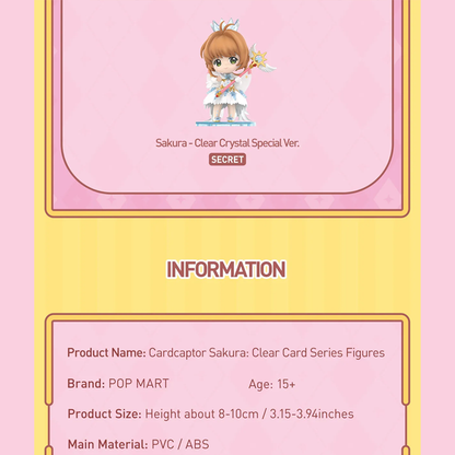 POP MART Cardcaptor Sakura: Clear Card Series Figures Blind Box