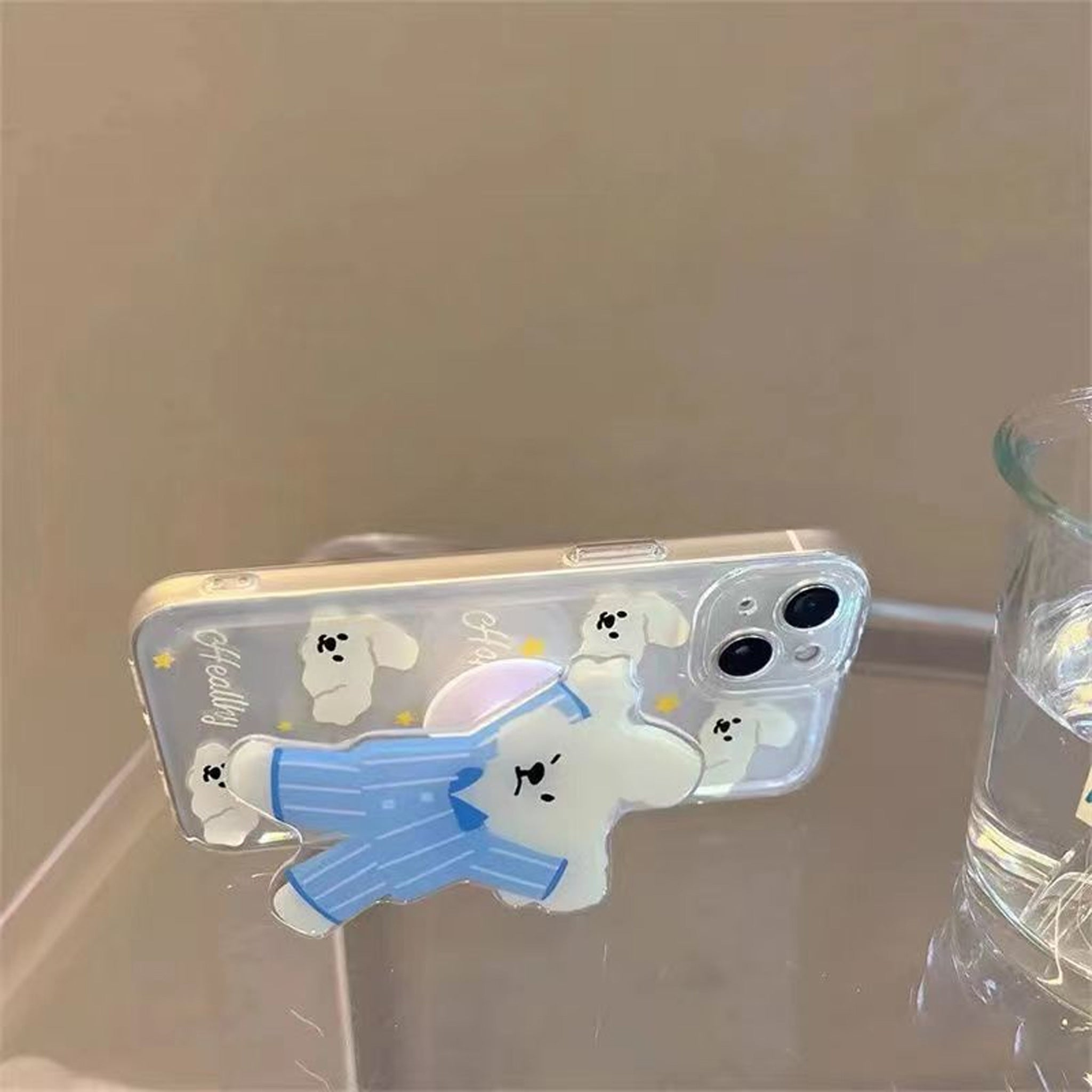 Cartoon Little Bear Phone Grip Stand Holder