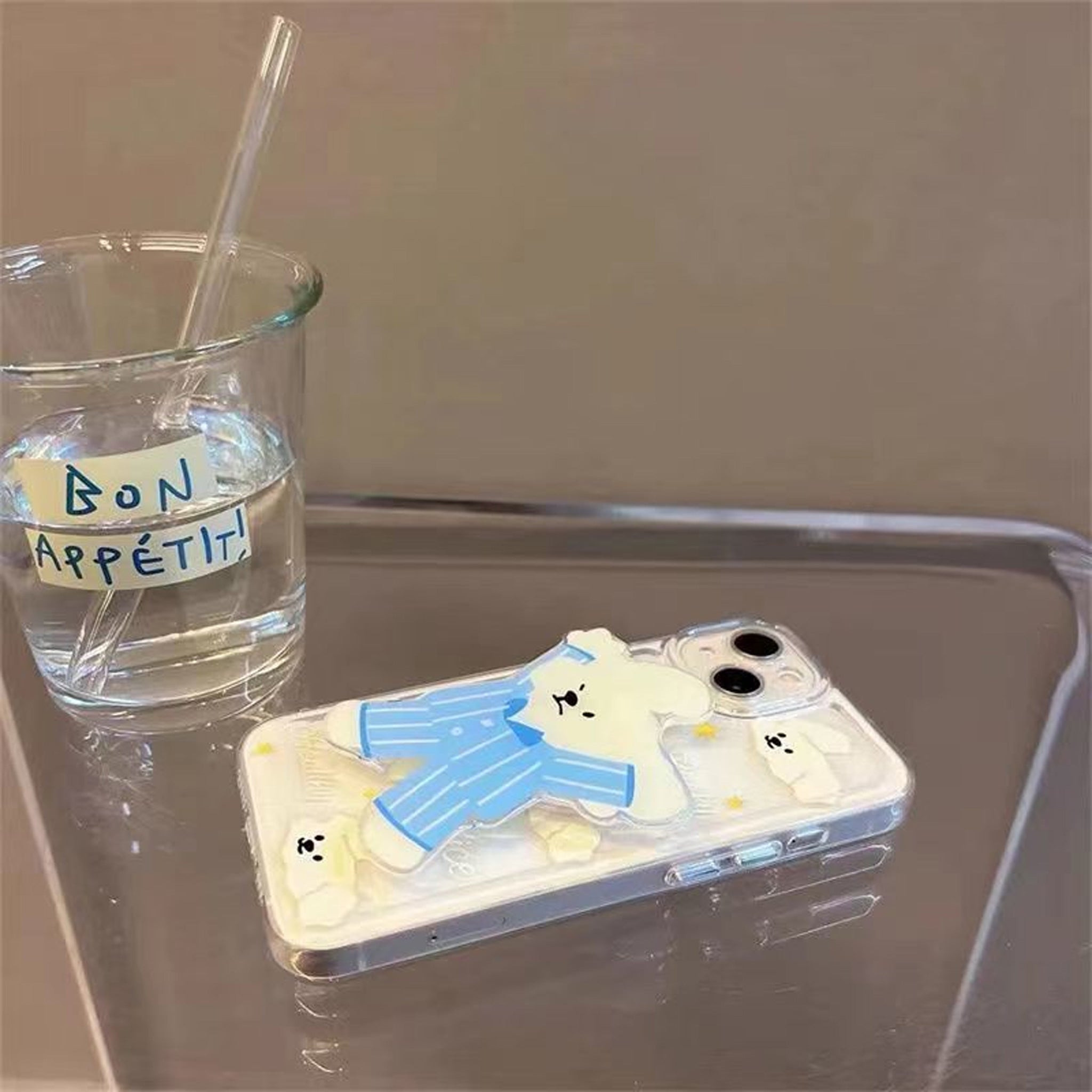 Cartoon Little Bear Phone Grip Stand Holder