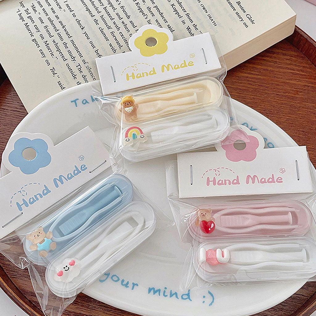 Contact Lens Case Wear Accessories 2 pairs