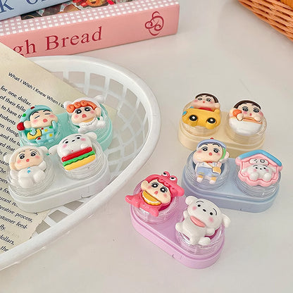 Contact Lens Wear Accessories 3D Crayon Shin-chan Cute Style