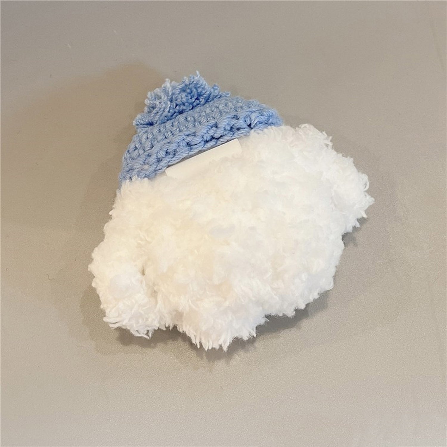 Crochet Cute White Puppy Airpods Case