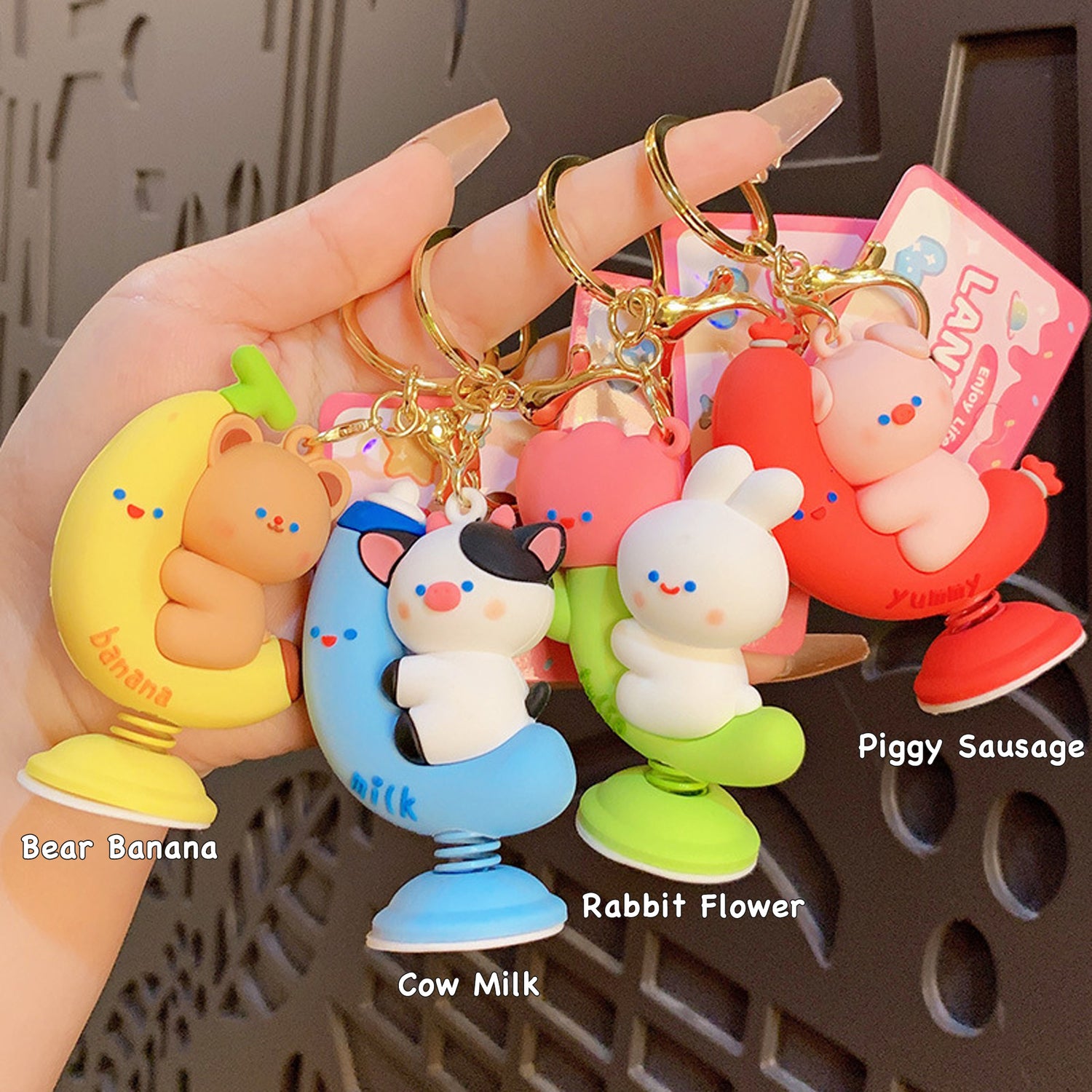 Cute Kiddie Ride Keychain