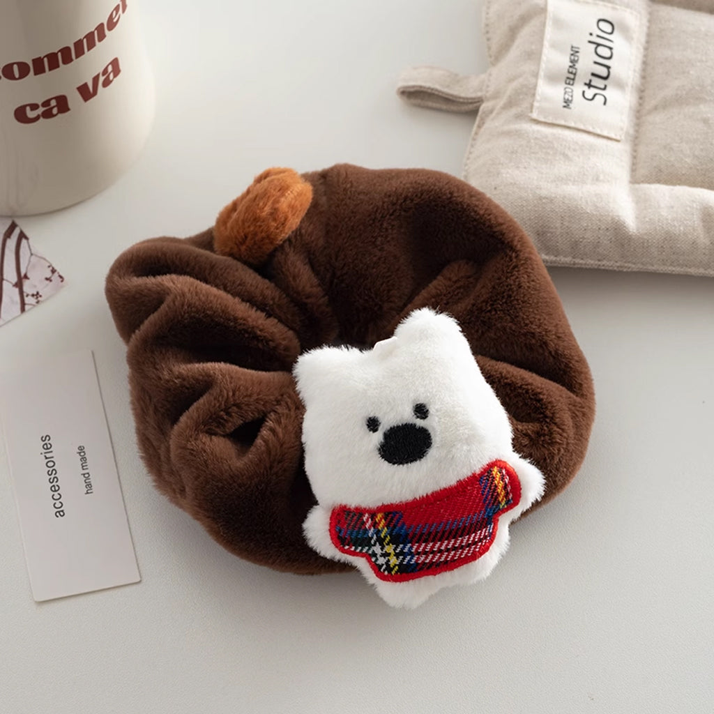 Cute Little Bear Plush Hair Band