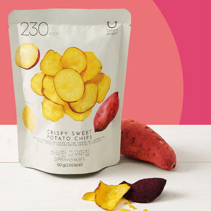 Delight Project Crispy Sweet Potato Chips 50 g