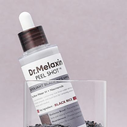 DR MELAXIN Peel Shot Exfoliant Black Rice Ampoule 80ml