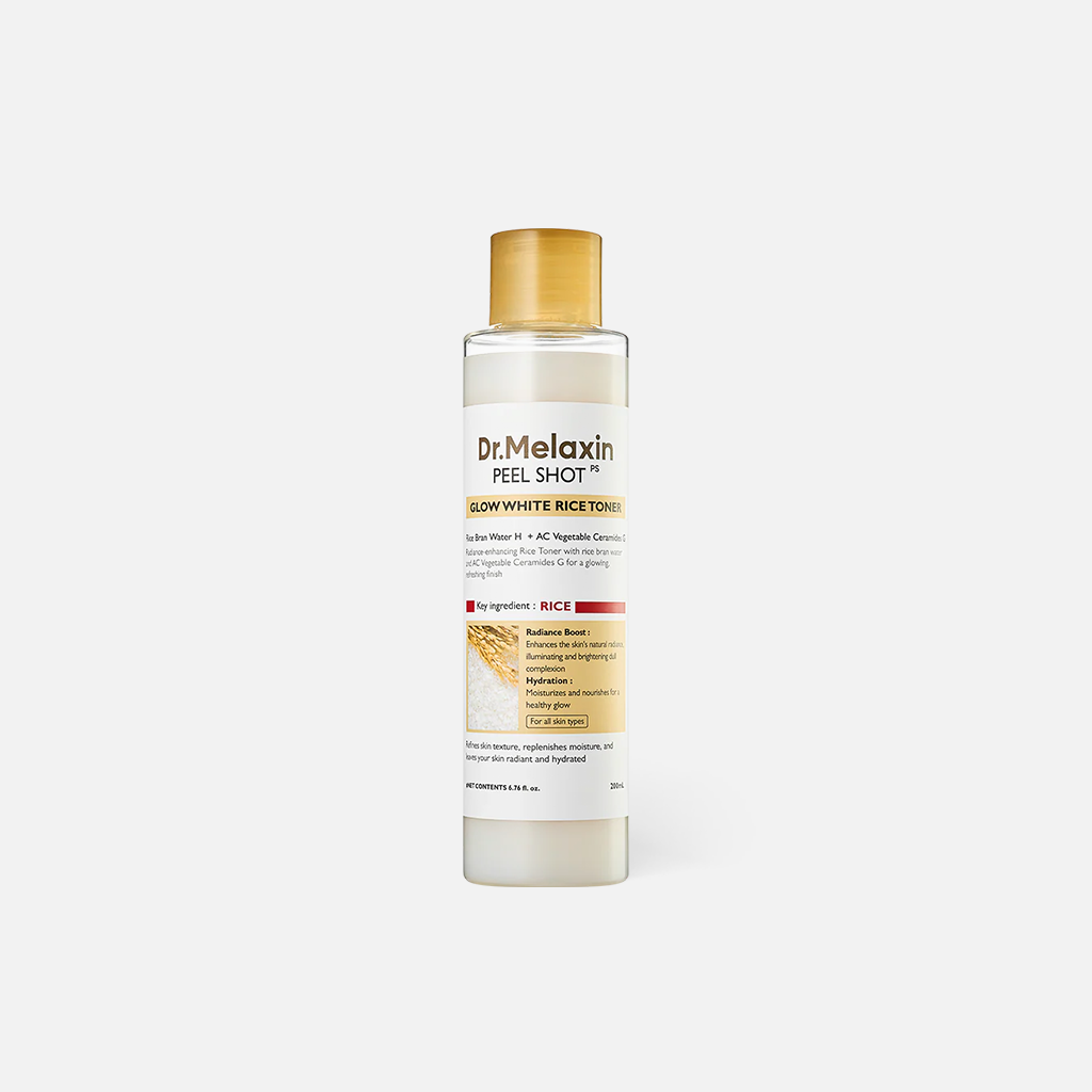 DR MELAXIN Peel Shot Glow Rice Toner 200ml