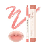 It is a soft, natural lip liner that enhances lip shape with a velvety, matte finish. 