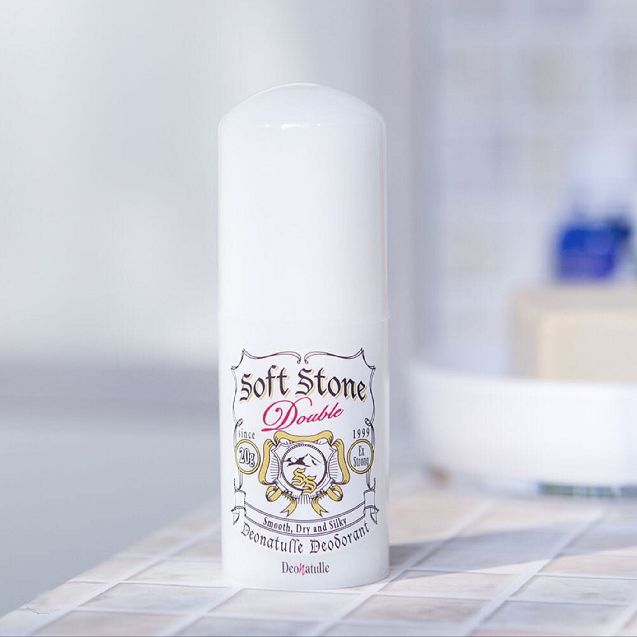 Deonatulle Deodorant Soft Stone White Deodorants & Antiperspirants Stick 20g