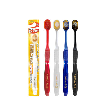 EBiSU Premium Care 6-Row Wide REGULAR Head SOFT Bristles Toothbrush 