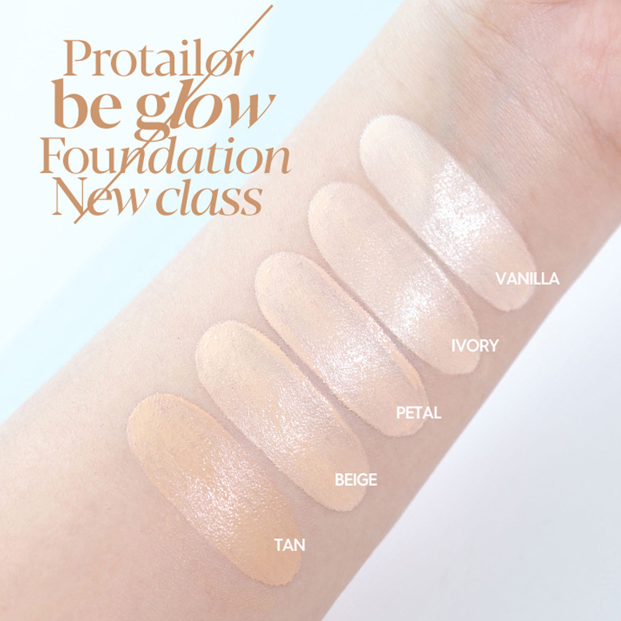 espoir Pro Tailor Foundation Be Glow New Class