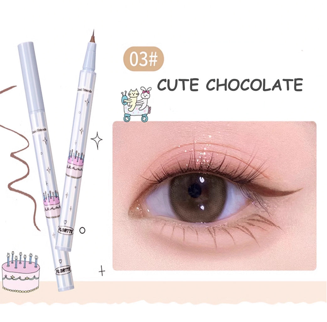 FLORTTE Good Friends Club Rotatable Liquid Eyeliner 0.5 ml