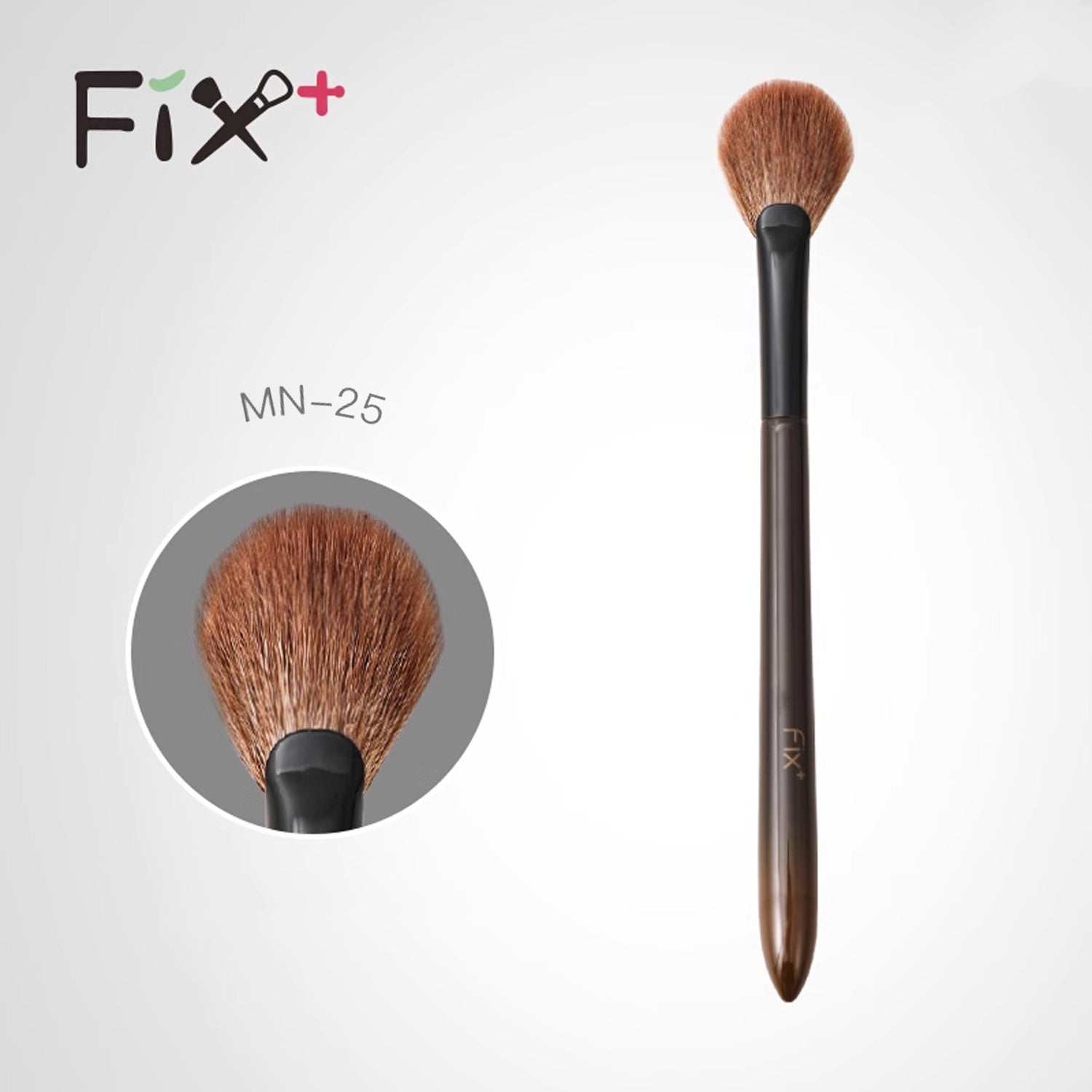 FiX Wool Fan-Shaped Highlighter Brush MN-25