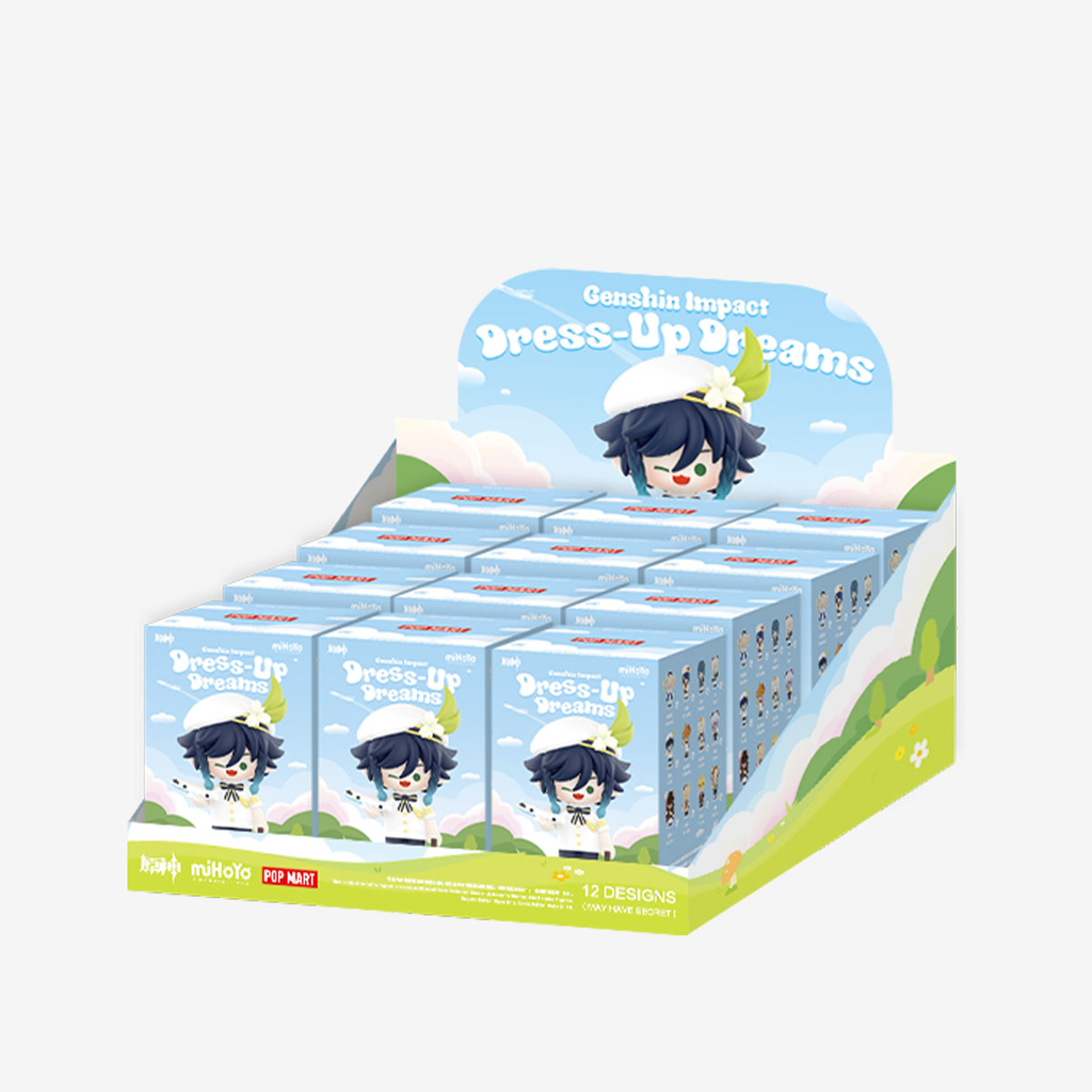POP MART Genshin Impact Dress-Up Dreams Themed Chibi Series Figures Blind Box