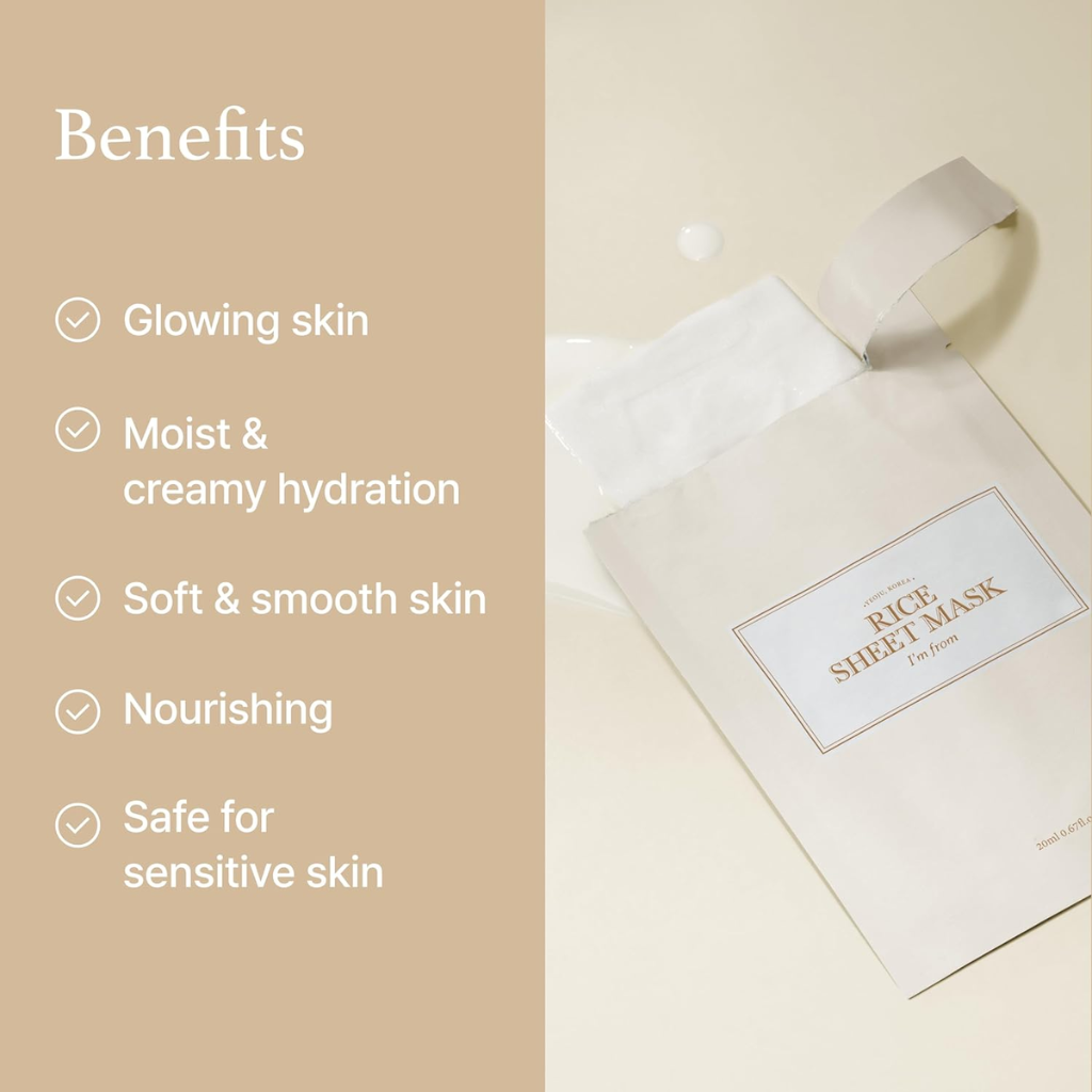 I'm from Rice Sheet Mask 1pc