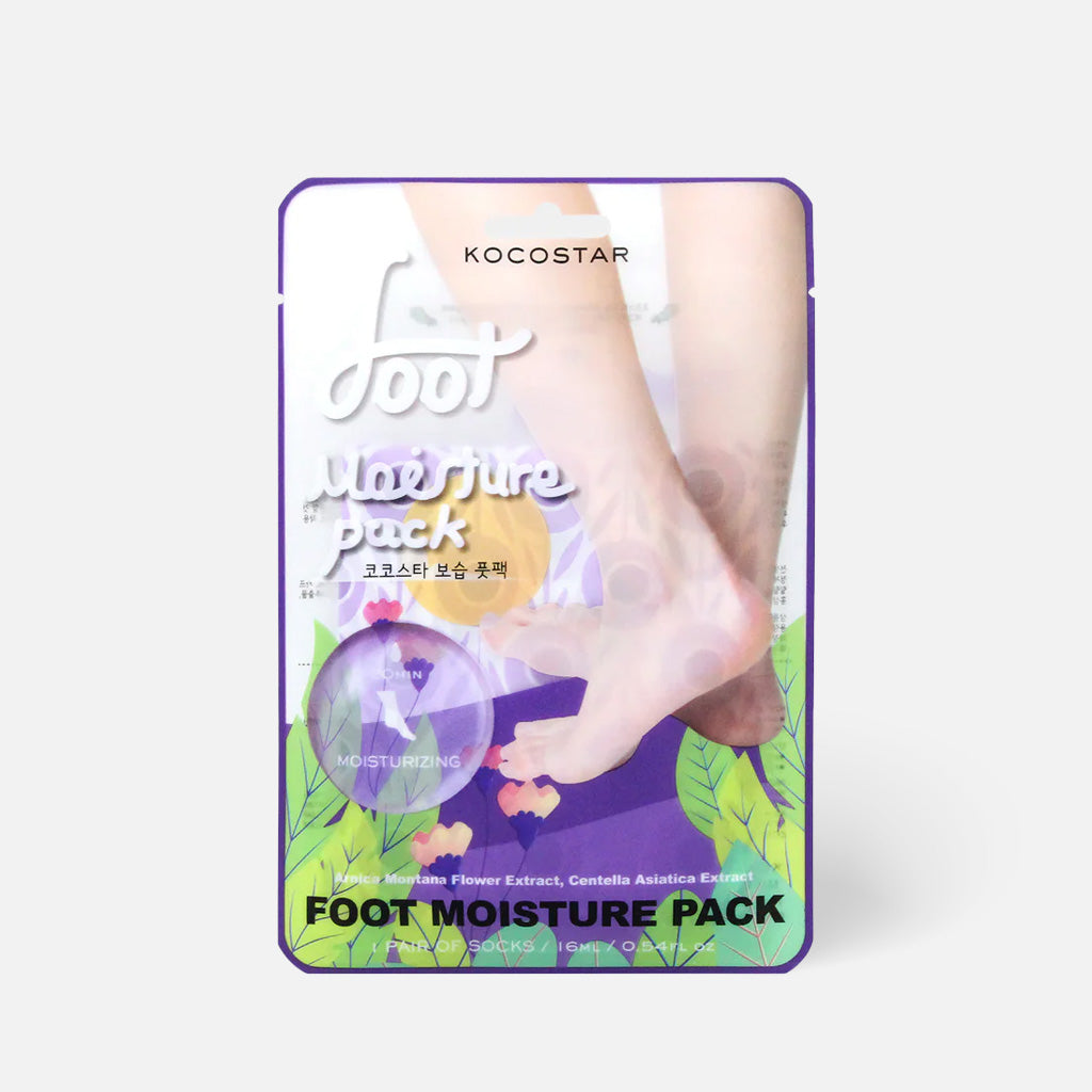 KOCOSTAR Foot Moisture Pack Purple Lavender 1 Pair