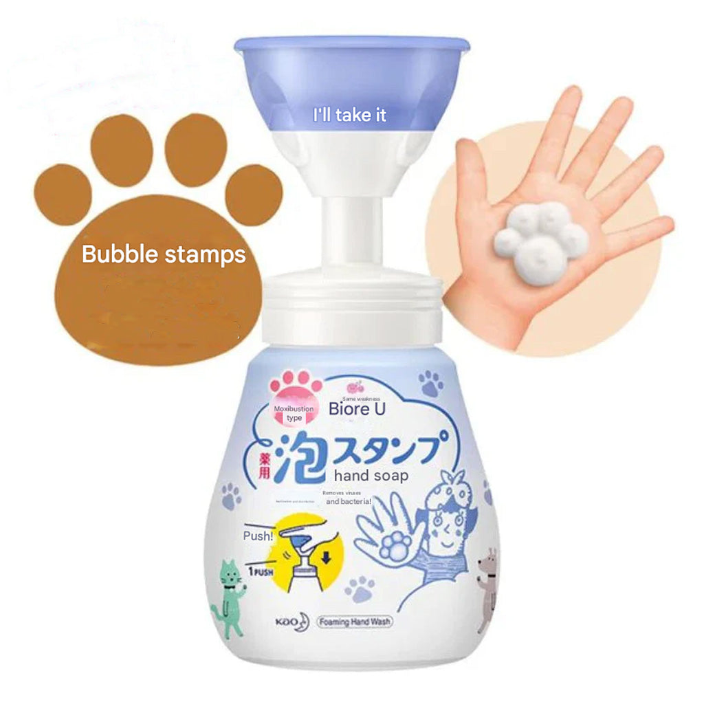 Kao Biore Foam Stamp Hand Soap Paw 250 ml