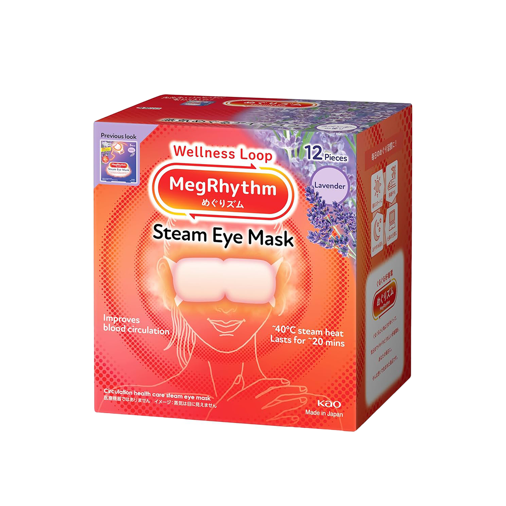 KAO 花王 MegRhythm 蒸汽温暖眼罩 6 种香味 12 片