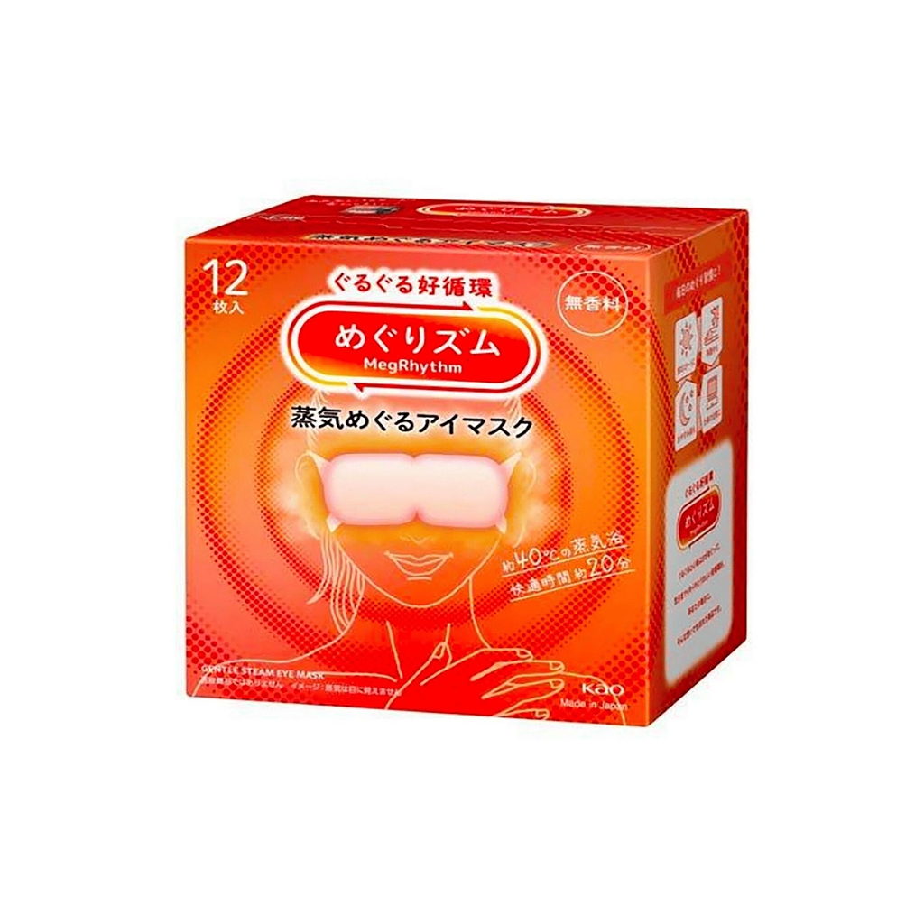KAO 花王 MegRhythm 蒸汽温暖眼罩 6 种香味 12 片