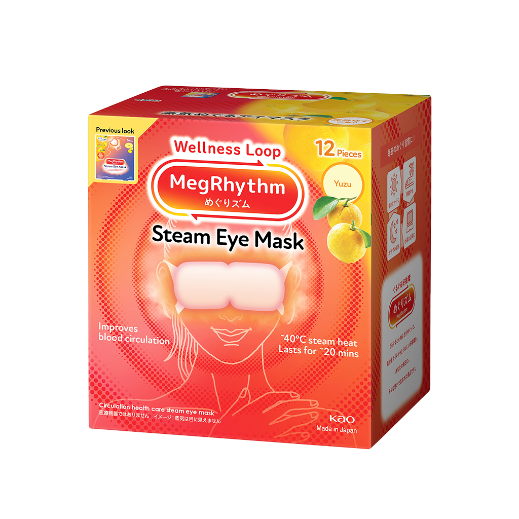 KAO 花王 MegRhythm 蒸汽温暖眼罩 6 种香味 12 片