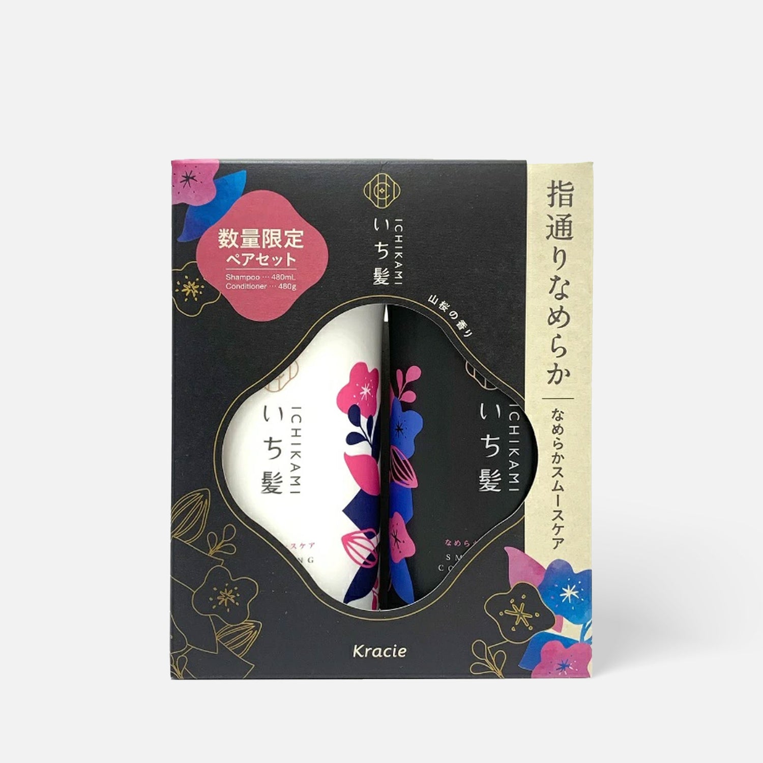Kracie ICHIKAMI系列 和草山茶花樱花护发素洗发水套装