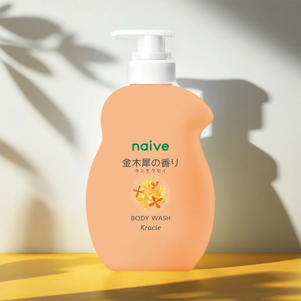 Kracie Naive Body Soap Kinmokusei Pump