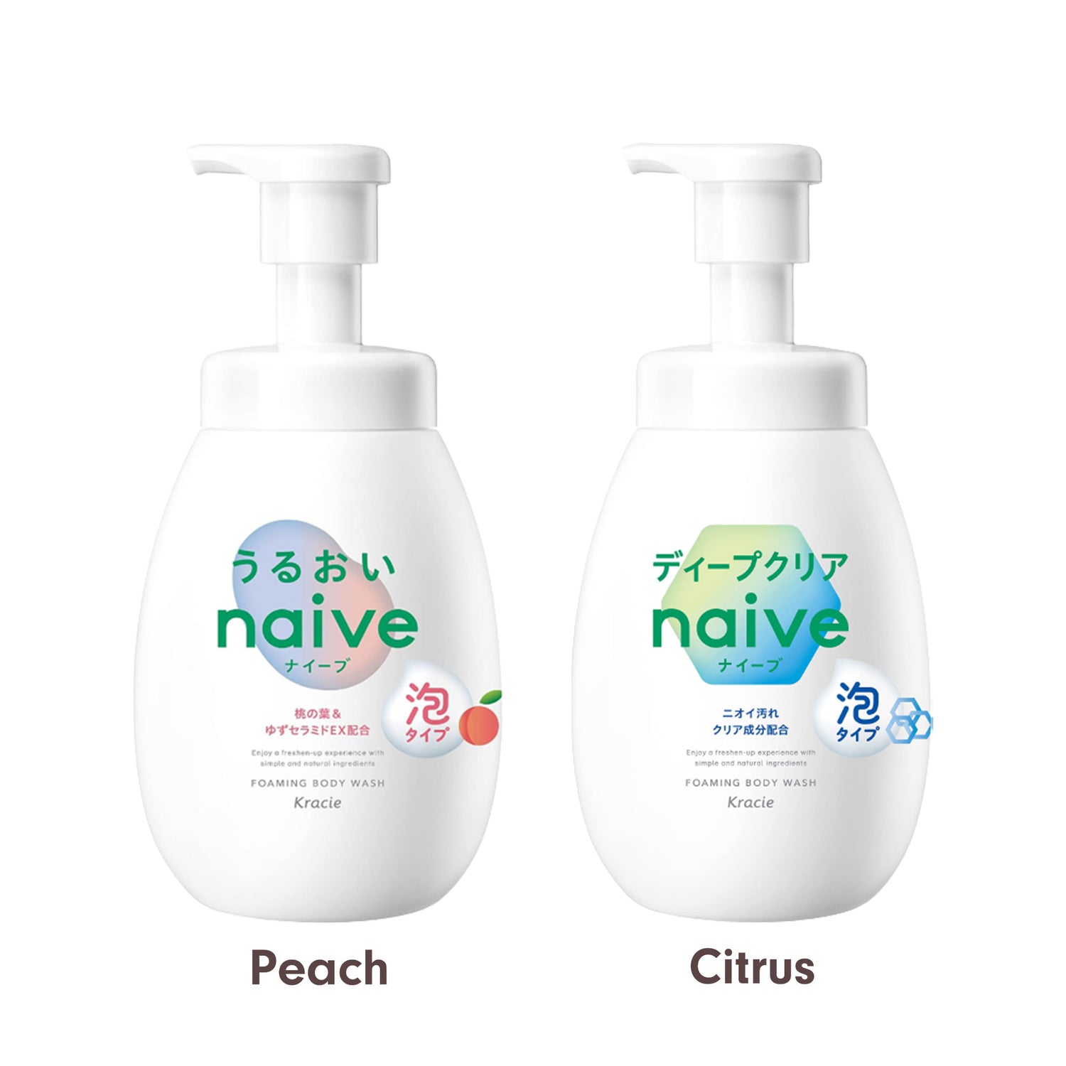 Kracie naive 泡沫沐浴露滋润型 600ml