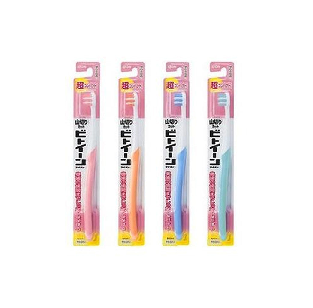 LION 狮王口细齿洁四列超细毛小头牙刷 1支 