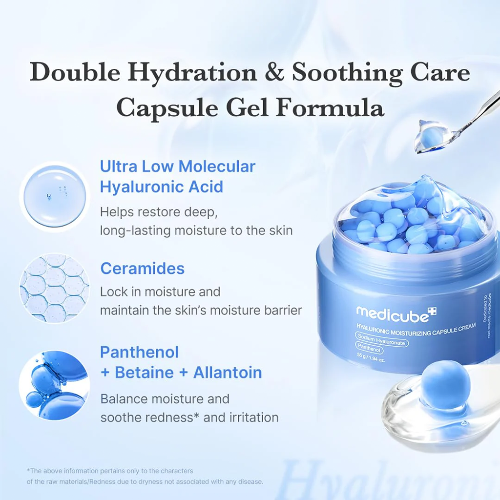MEDICUBE Hylaruonic Moisturizing Capsule Cream 50g