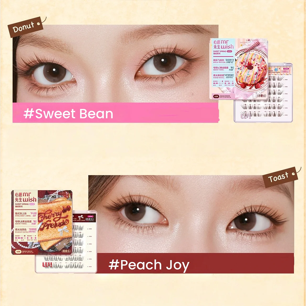 MR.WISH Sweet Spring Collection Natural Glue-free False Eyelashes