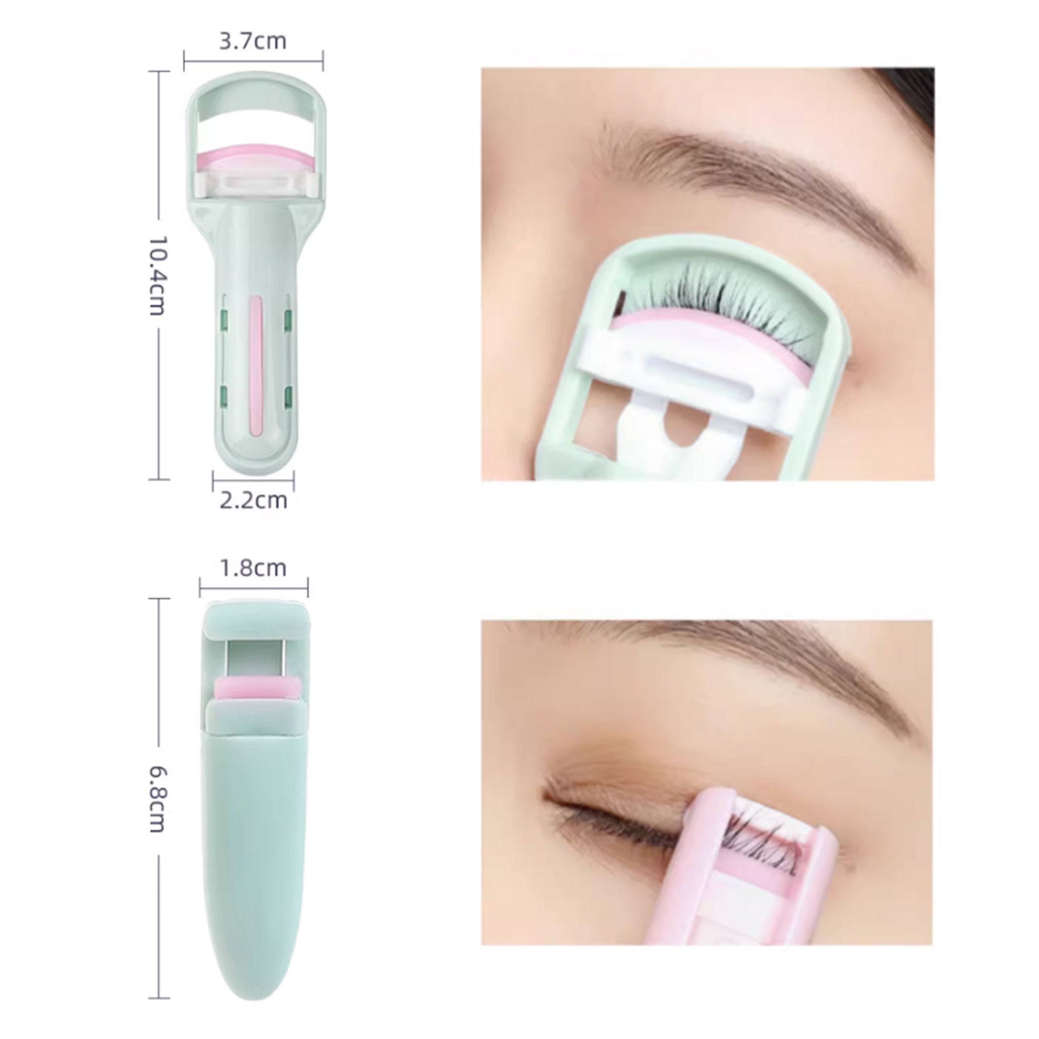 Malian Wide angle&Local Eyelash Curler 2pcs