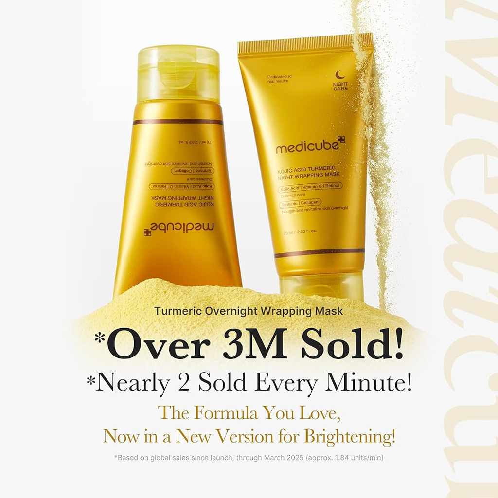 Medicube Kojic Acid Turmeric Night Wrapping Mask 75 ml