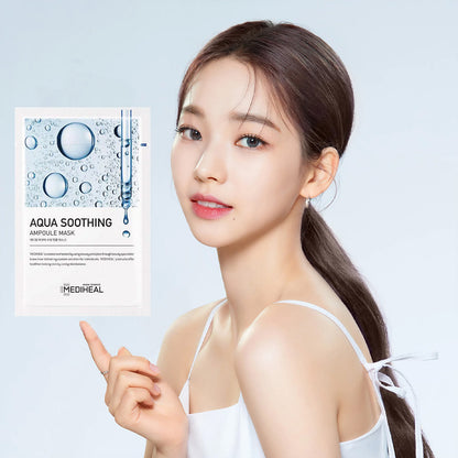 MEDIHEAL Aqua Soothing Ampoule Mask 10pcs