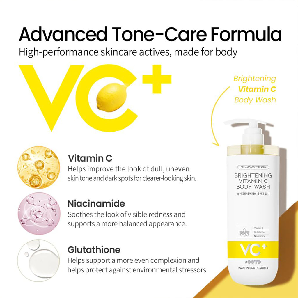 OOTD Brightening Vitamin C Body Wash 750ml