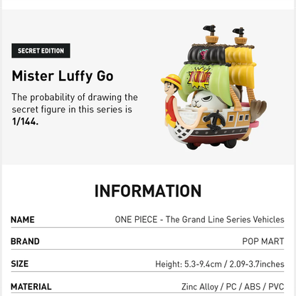 POP MART One Piece - The Grand Line Series Vehicles Blind Box