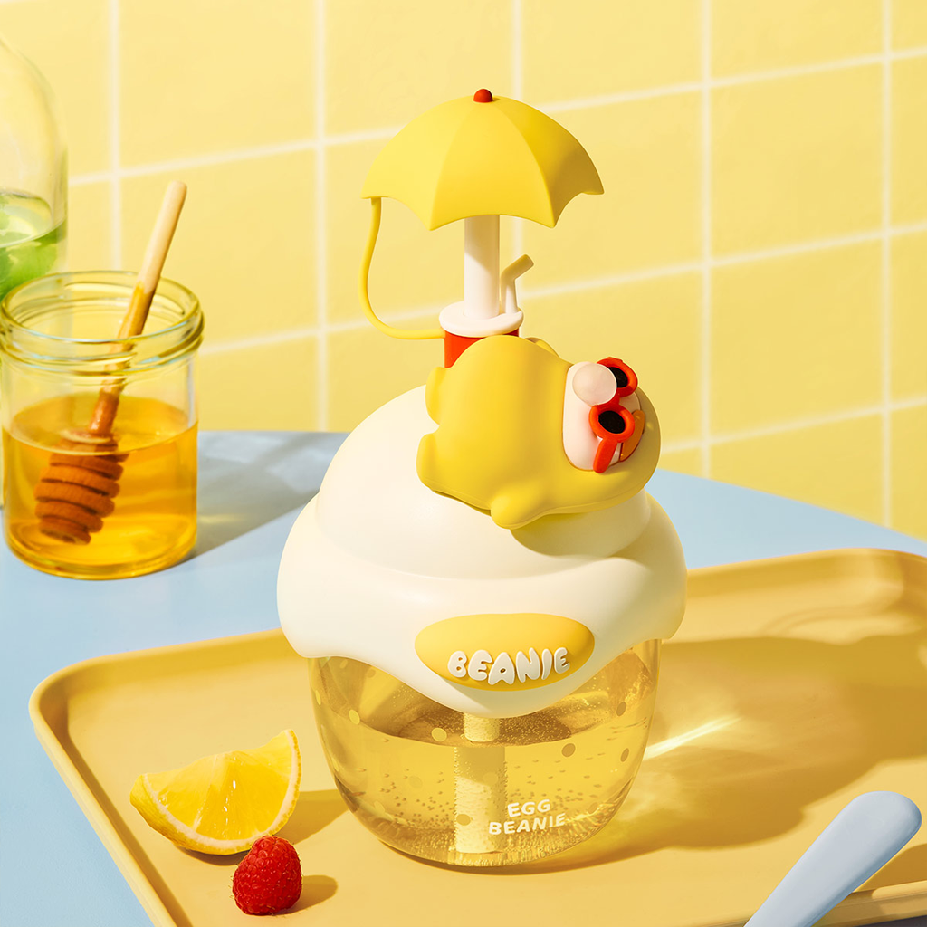 POP MART PUCKY Egg Beanie Series-Straw Cup