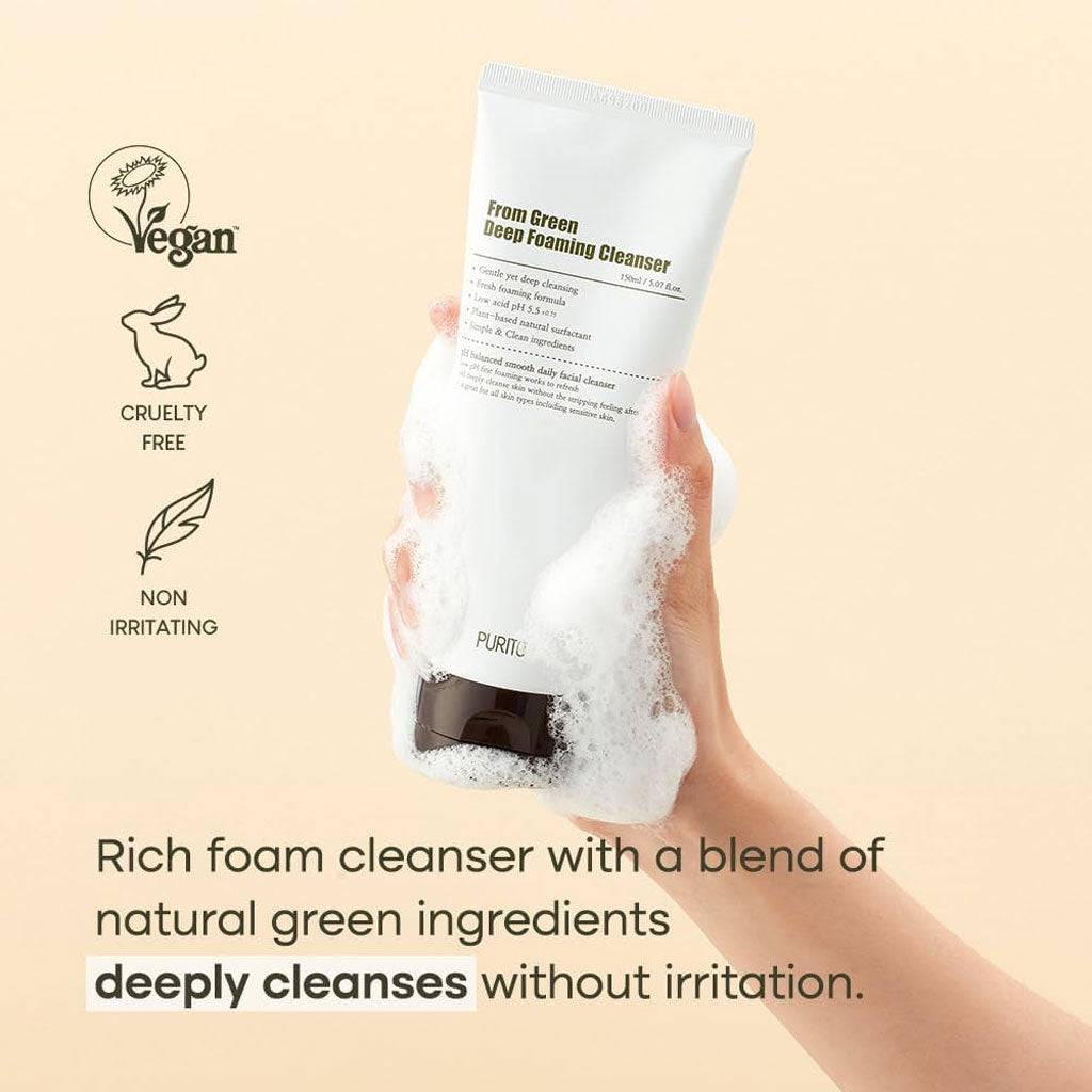 PURITO From Green Deep Foaming Cleanser Sample