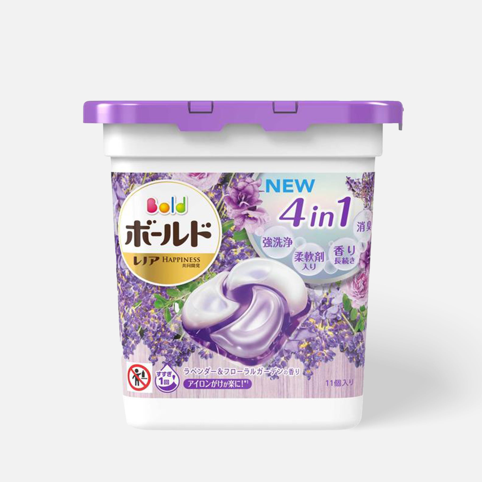 P&G宝洁 Bold Gel 4D 超浓缩洗衣凝珠 薰衣草 11枚