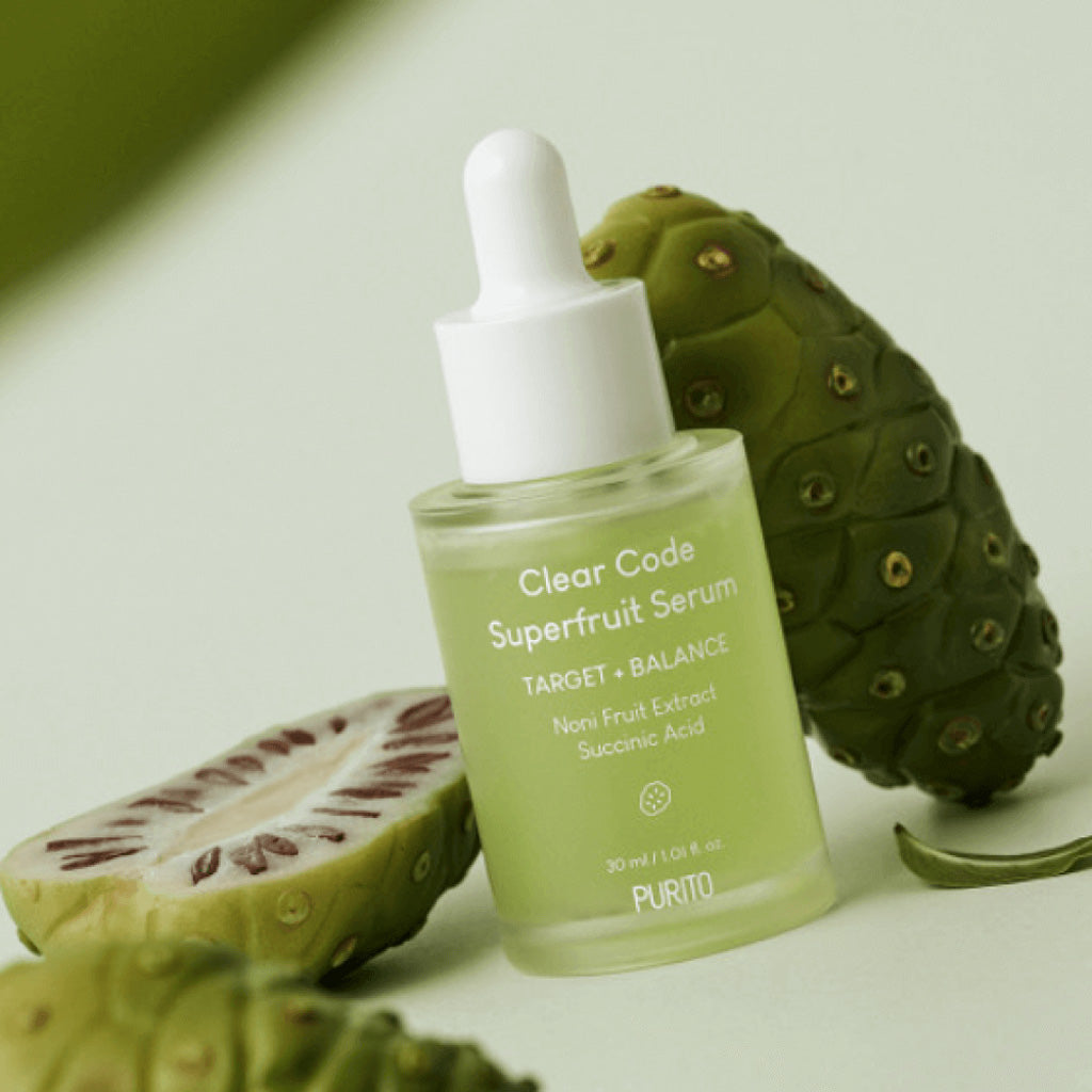 It is a lightweight, antioxidant-rich serum designed to target blemishes and improve overall skin clarity. 